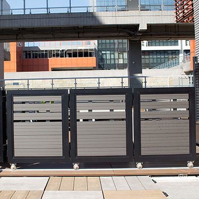Good price Outdoor Wood Plastic Composite Gate Panel Board WPC Door Sheet online