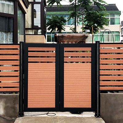 Good price High Privacy WPC Gate Panel Sturdy Custom WPC Panel Board ISO online