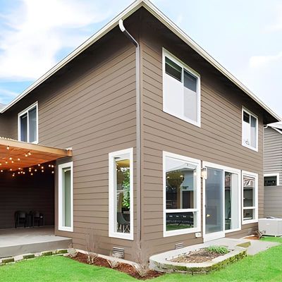 Good price Recycled WPC Wood Cladding Composite Slatted Cladding Board Various Colors online