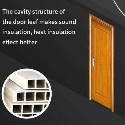 Good price Wood Plastic Waterproof WPC Doors For Bathroom Scratch Resistant online