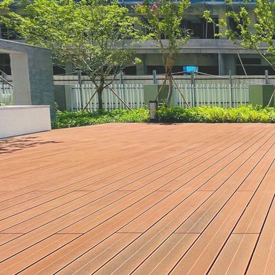 Good price Fireproof WPC Outdoor Decking Floor WPC Decking Fence Panels online