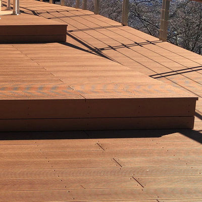 Good price Composite WPC Decking Panel Material slip resistant And Eco Friendly online