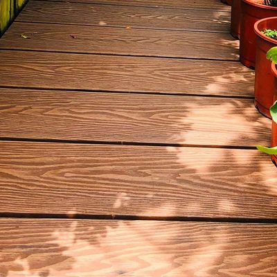 Good price Outdoor Garden 3D Composite Decking Board Hollow Profile And Squared Holes online
