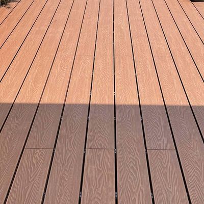 Good price Weather Resistant 3D Composite Decking Profile Waterproof WPC Hollow Board online