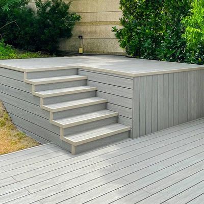 Good price Low Maintenance 3D Composite Decking Waterproof WPC Hollow Decking Panel online