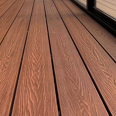 Good price Safety 3D Composite Decking Fire Resistant Composite Backyard Deck Board online