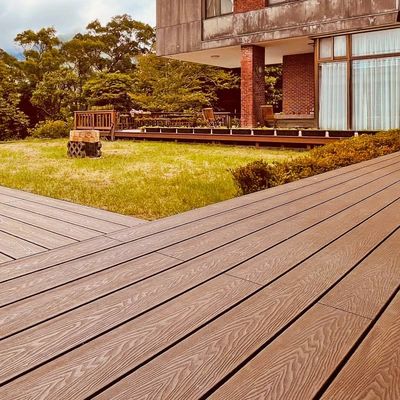 Good price Garden WPC 3D Panel Waterproof Wood Plastic Composite Decking Suppliers online