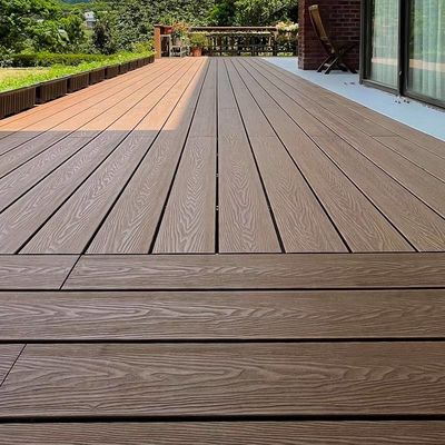 Good price Balcony 3D Composite Decking Easy Installation Outdoor WPC 3D Panel online