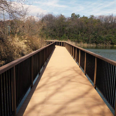 Good price Composite WPC Floor Decking Tile Fire Resistant And Anti-Slip online