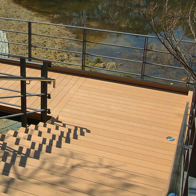 Good price Outdoor WPC Floor Decking Extruded Customized WPC Decking Floor online