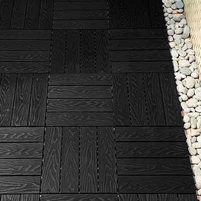 Good price Commercial Outdoor Interlocking Patio Deck Tiles Hardwood Natural online