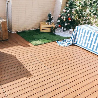 Good price Commercial Wood Deck Tiles Rotproof Outdoor Wood Planks Interlocking online