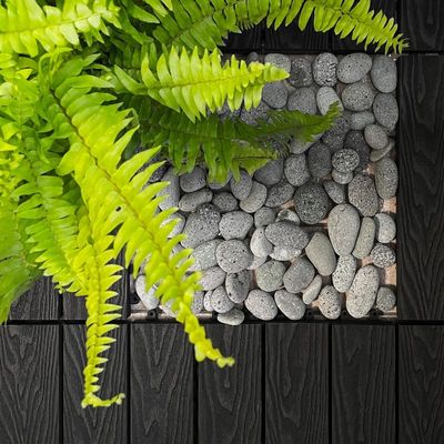 Good price Hardwood Interlocking Composite Decking Tiles patio outdoor decking tile online
