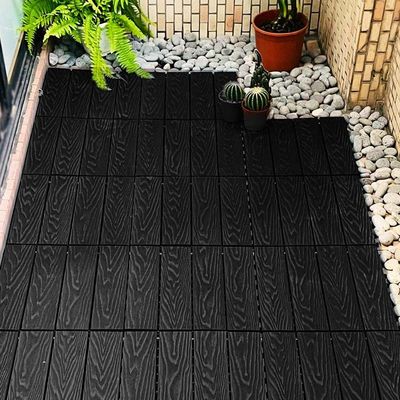 Good price Patio Hardwood Deck Tiles Waterproof Wood Floor Tiles Low Maintenance online