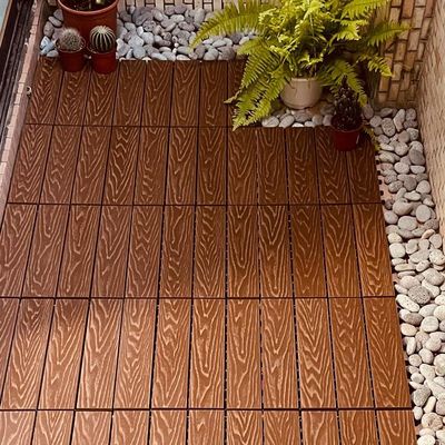 Good price Sturdy Wood Deck Tiles Hardwood Decking Boards Tiles Waterproof CE online