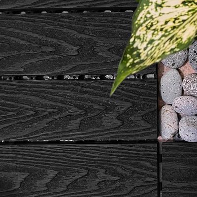 Good price Customized Wood Deck Tiles Impact Resistant Outdoor Interlocking Wood Tiles online
