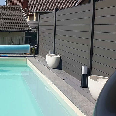 Good price WPC Plastic Wood Fence Boards Rotproof Composite Fence Boards online