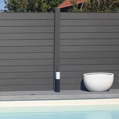 Good price Wood Plastic WPC Fence Panels outdoor Composite Fence Cladding online