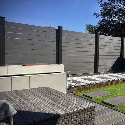 Good price Garden WPC Fence Panels Fireproof Wood Polymer Composite Boards online