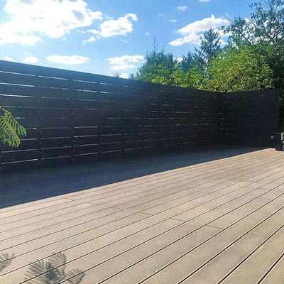 Good price Wood WPC Fencing Panels Waterproof Composite Slatted Fence Panels online