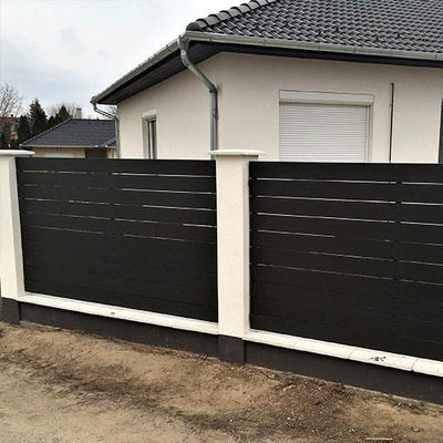 Good price Villa WPC Fence Panels Security Composite Plastic Wood Fence Boards online