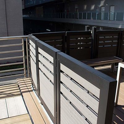 Good price Fireproof WPC Gate Panel Lightweight Composite WPC board for gates online