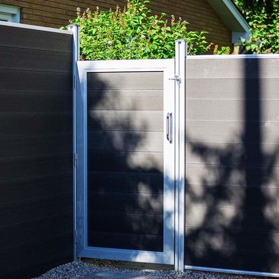 Good price Modern WPC Gate Panel Rotproof WPC PVC Sheet Weather Resistant online
