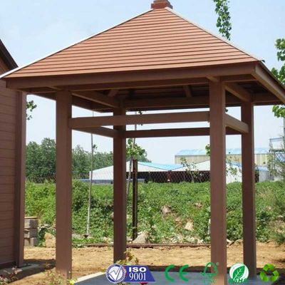 Good price Outdoor Wood Plastic Composite Gazebo Pavilion 10x10 Feet Size online