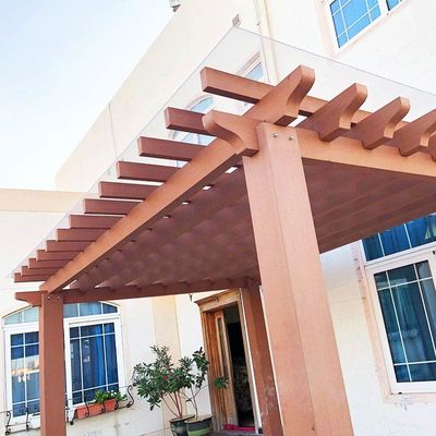 Good price Custom WPC Pergola Waterproof Modern Wood Pergola Low Maintenance online