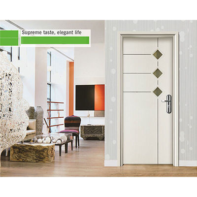 Good price Bathroom WPC Panel Door Fireproof Wood Plastic Composite Doors online