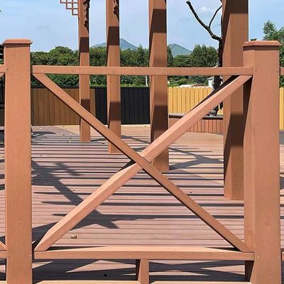 Recycled Railing Outdoor Wood Plastic Composite Railing Recycled Balustrada WPC