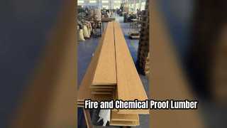 Fire Retardant Chemical Resistant Plastic Lumber