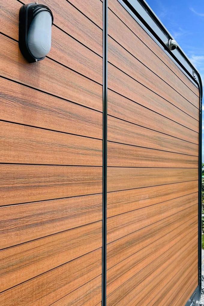 Embossed WPC Decorative Wall Panel Outdoor 3d Exterior Wall Panels ...